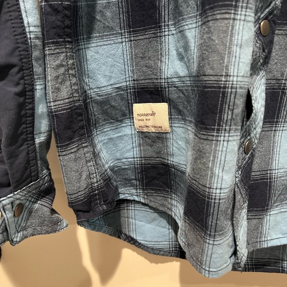 Norrona Svalbard Flannel Shirt, Blue- Men’s Small NWOT - Picture 5 of 6